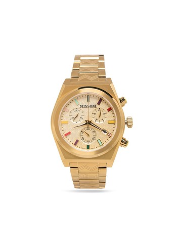 Missoni - 331 Active Lady 40mm - women - stainless steel/Sapphire/Crystal/Sapphire Crystal - One Size - Gold