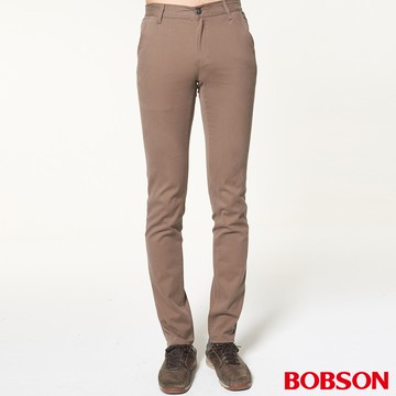 【BOBSON】男款低腰彈性直筒褲(1795-78 )
