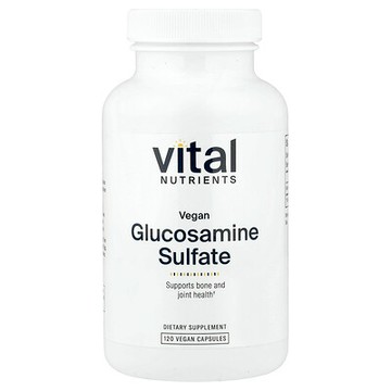 Vital Nutrients, 全素殼糖胺硫酸鹽，750 毫克，120 粒全素膠囊