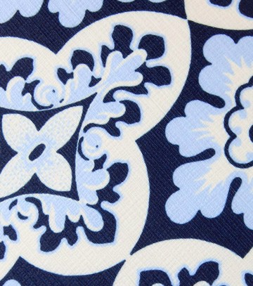 La DoubleJ Palazzo Blue cotton cushion