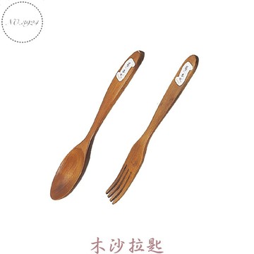 沙拉匙 沙拉叉 木沙拉匙 木沙拉叉 加長木沙拉匙 加長木沙拉叉