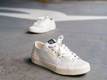 odd CIRKUS THE CLOWNS-OFF WHITE/白銀 生膠帆布鞋 低筒 滑板鞋