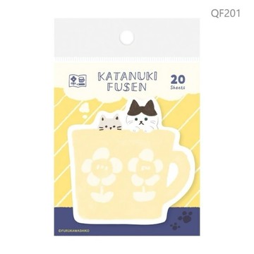 🌙【YXJ】造型便條本 咖啡貓｜🇯🇵日本空運｜古川紙工｜便條本 記事 插畫 手繪  夜影小居