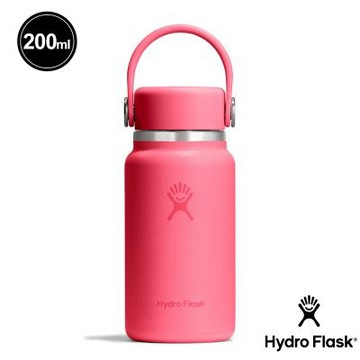 Hydro Flask 200ml 迷你 真空 保溫瓶 玫瑰紅