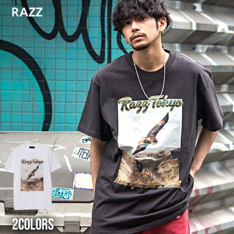 半袖tシャツ メンズ ブランド おしゃれ 大きいサイズ トップス イーグル フォトプリント ユニセックス アメカジ ストリート Razzis 春 夏 代 30代 40代 通販 Lineポイント最大0 5 Get Lineショッピング