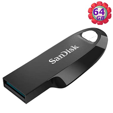SanDisk 64GB 64G【SDCZ550-064G】Ultra Curve CZ550 USB 3.2 隨身碟｜APP賺6%點數回饋