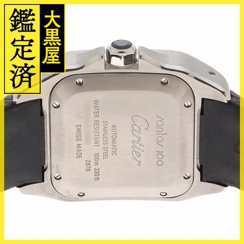 Cartier カルティエ サントス 100MM W20106X8 シルバー文字盤