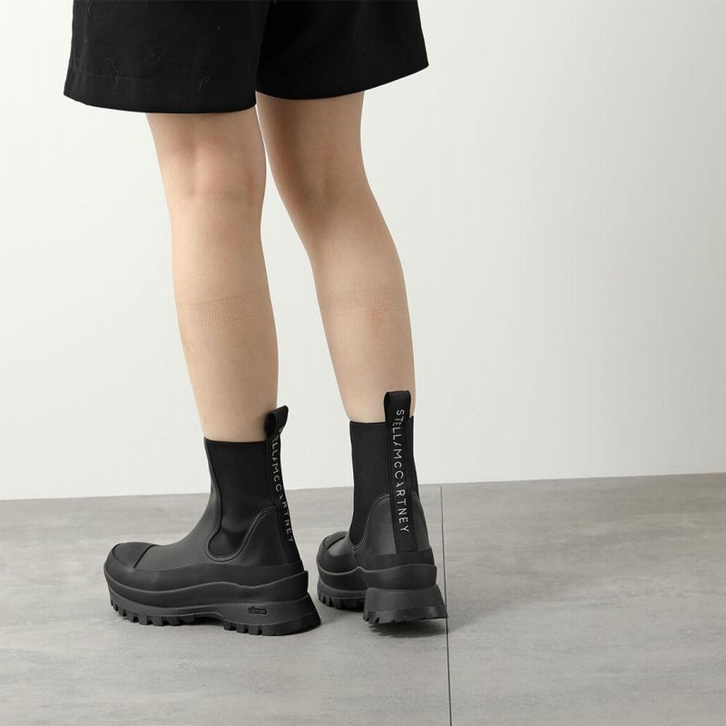 美品】STELLA McCARTNEY サイドゴアブーツ オリーブグリーン