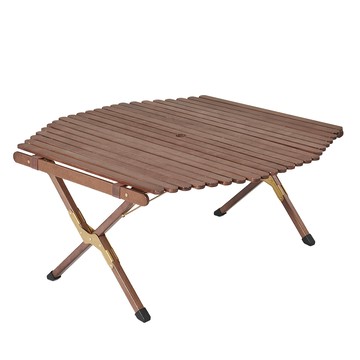 Naturehike 挪客 星易 戶外折疊蛋捲桌 NH21JU002 4.6kg  小號  胡桃木色  60cm