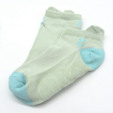 抗菌除臭網眼短襪-淺綠