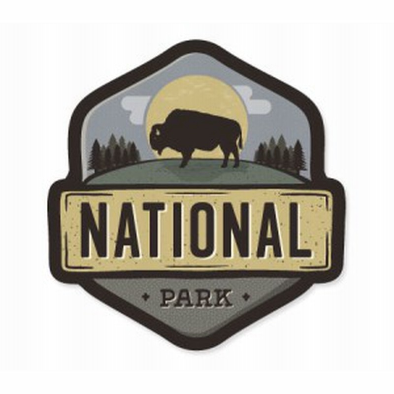 ステッカー アウトドア アメリカン おしゃれ スーツケース 車 バイク かっこいい キャンプ Vintage Outdoor Budges National Park 通販 Lineポイント最大1 0 Get Lineショッピング