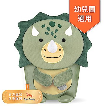 Tiger Family 動動好朋友幼兒背包-綠色恐龍