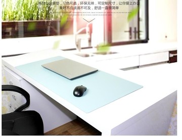 商務皮革辦公桌墊電腦書桌墊寫字台滑鼠墊超大防水新款多色 名創家居館 DF