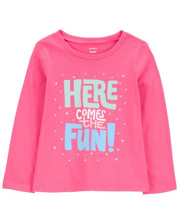 Kid Here Comes The Fun Jersey Tee