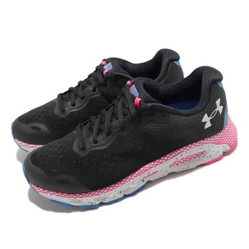 Under Armour 慢跑鞋 HOVR Infinite 3 女鞋 黑 粉紅色 支撐 緩震 路跑 運動鞋 3023556003 [ACS 跨運動]