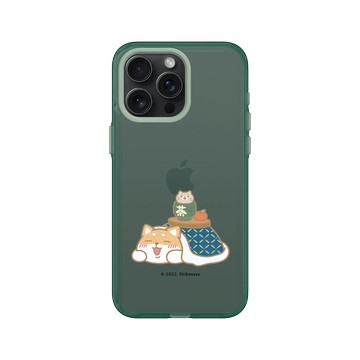iPhone 15 Pro Max Clear 憂墨綠 - 柴語錄 Shiba Says - 我是棉被怪