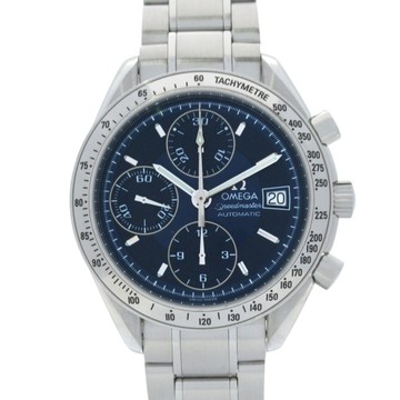 OMEGA 歐米茄 藍色錶盤 不鏽鋼 Speedmaster Date 腕錶 3513.80 【二手名牌BRAND OFF】