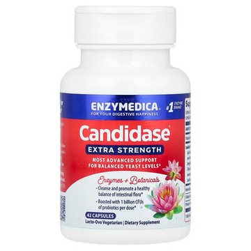 Enzymedica, Candidase，特強型，42 粒膠囊