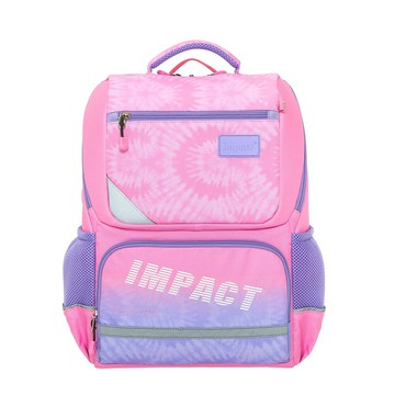 【IMPACT】怡寶 紮染風成長型護脊書包-粉紅 /個 IM003691PK｜領券最高折$220