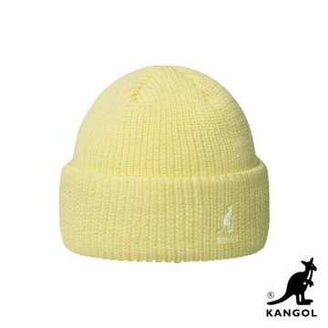 KANGOL- 2 WAY頭顱帽-奶黃色