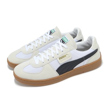 Puma 休閒鞋 Super Team OG 男鞋 女鞋 米白 黑 麂皮 焦糖底 復古 情侶鞋 39042409