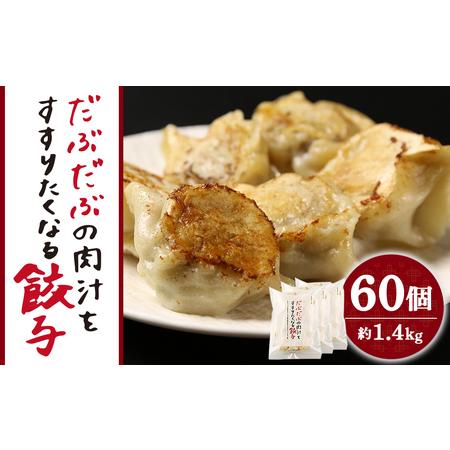 ふるさと納税 だぶだぶの肉汁をすすりたくなる餃子 60個（30個入×2パック） 北海道白老町