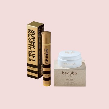 詩蘭朵 SERLANDO 音波亮眼精華筆10ml+beaubé 啵貝黃金燕麥寶寶膏 35g｜現貨｜按摩｜保濕｜護膚膏