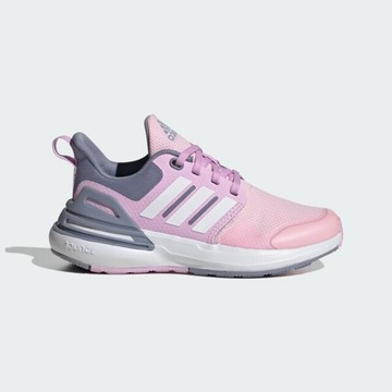 Adidas Rapidasport K [IF8554] 中大童 慢跑鞋 運動 休閒 透氣 緩震 粉灰白