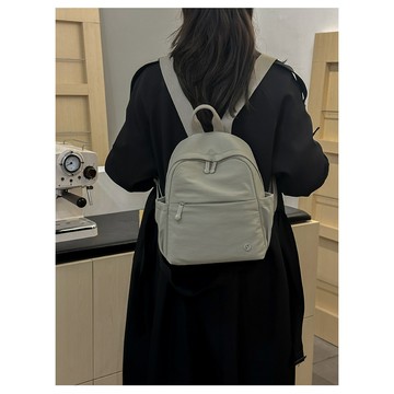 𝑳𝒖𝒄𝒌𝒚 𝒑𝒂𝒄𝒌✨簡約百搭雙肩包女士出差旅行時尚輕便高級感小衆背包