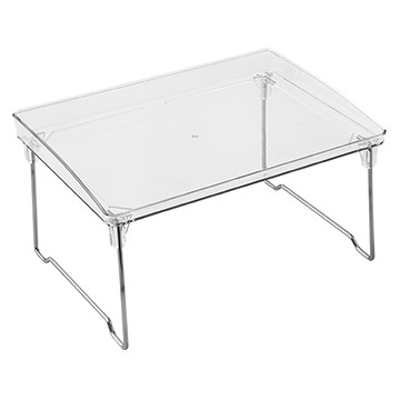 Sweet joy 折疊式平板電腦床上桌 收納架  透明  1個