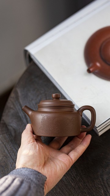送禮紫砂壺茶壺德钟 全手工 200cc 原矿极品文革料 正宗润泽 器型