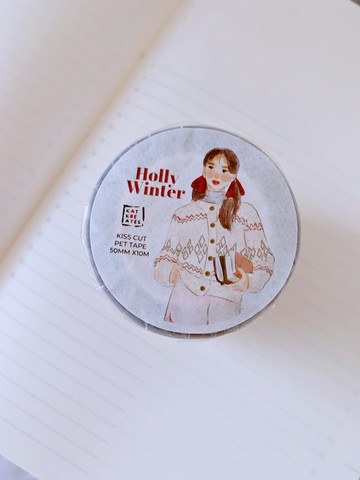 預購 Holly Winter / Kisscut PET 膠帶