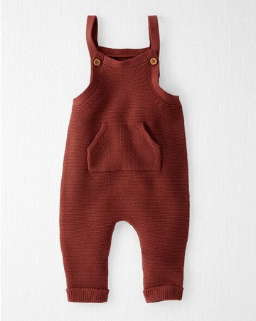 Baby Organic Sweater Knit Overalls