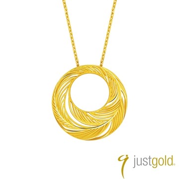 【Just Gold鎮金店】金羽鳳凰系列 純金吊墜(不含鍊)