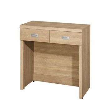 【顛覆設計】芙亞2.7尺二抽書桌-深40公分梧桐色