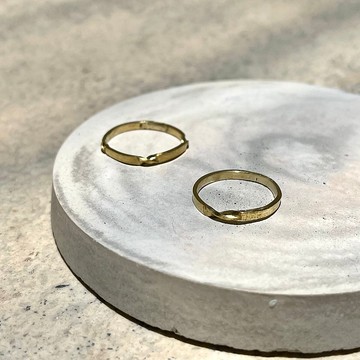 老林雜貨 | 黃銅戒 變化 (一個扭/三個扭)