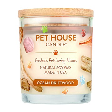 PET HOUSE 室內除臭寵物香氛蠟燭 海洋浮木  255g  1罐