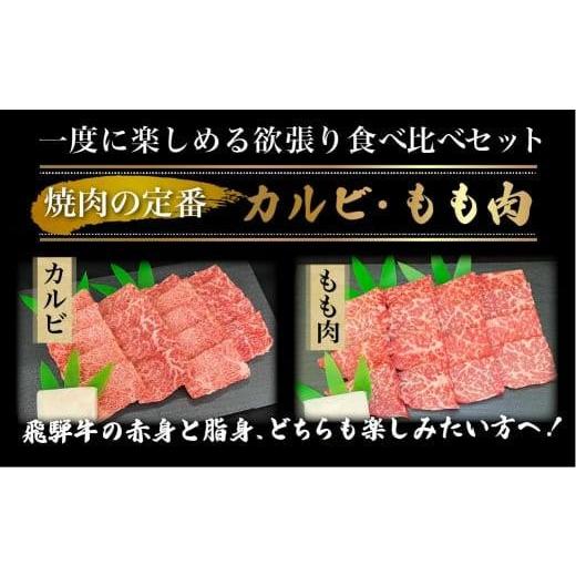 ふるさと納税 岐阜県 高山市 飛騨牛  もも 焼肉用 600g 飛騨牛 タレ付 和牛 国産和牛 黒毛和牛 食べ比べ  モモ 和牛 ブランド牛  c573