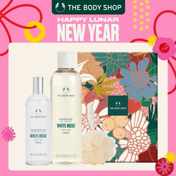 🧨馬年行大運🧨【The Body Shop美體小舖】白麝香香氛沐浴組 | 禮物獨家 | 沐浴膠400ml+芳香菁露100ml