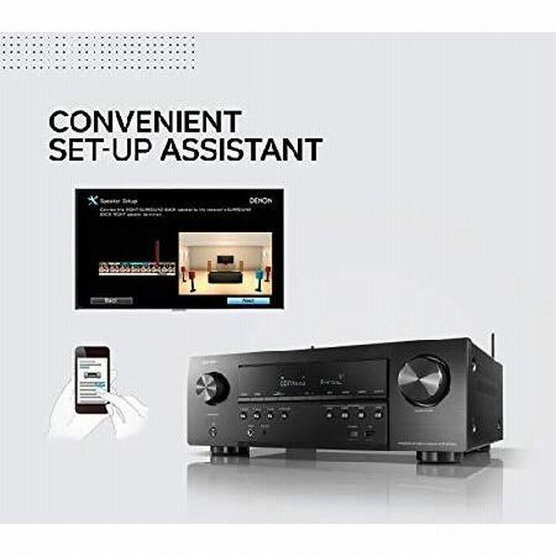 Denon (デノン) AVR-S750H レシーバー 7.2チャンネル (165W x 7) 4K Ultra HD ホームシアター (2019)  音楽ストリーミング eARC 3D ドルビーサラウンドサウ 通販 LINEポイント最大0.5%GET LINEショッピング