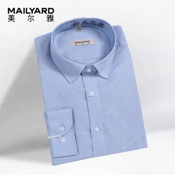 MAILYARD/美爾雅長袖襯衫男 商務時尚男士襯衣 春夏修身長襯 621