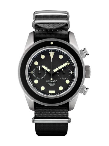 unimatic - U3 Classic 41.5mm - unisex - stainless steel/Sapphire Glass - 29 - Black