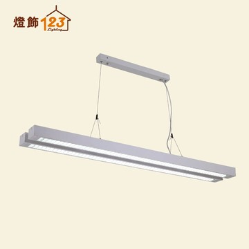 T8 線條格柵長型吊燈（燈管另計） QC-14402W