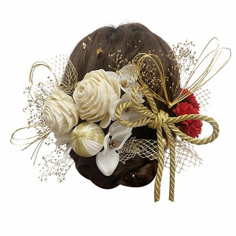 オンラインショップ 髪 髪飾り 着物 ドライフラワー 和装 結婚式 髪留め 振袖 袴 花