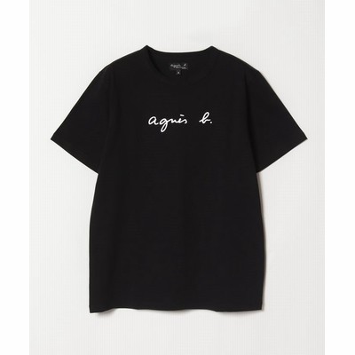 アニエスベー S137 Ts ロゴtシャツ メンズ ブラック 3 Agnes B 通販 Lineポイント最大get Lineショッピング