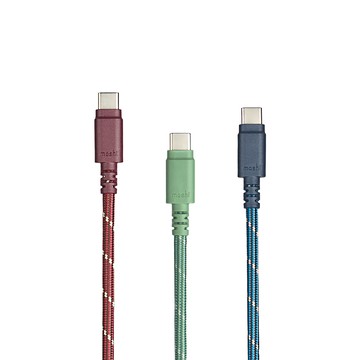 Moshi Integra 強韌系列USB-C to USB-C(240W/480Mbps)充電/傳輸編織線-薄型插頭(2M)