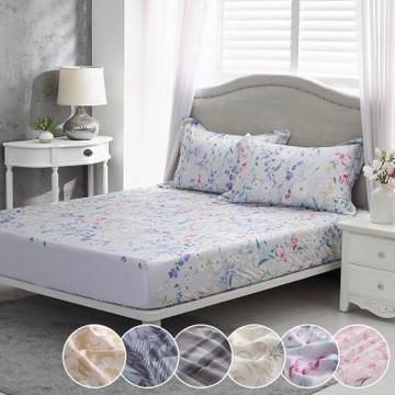 鴻宇 天絲棉400織 雙人床包枕套組 多款任選