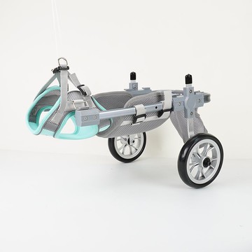 伸縮款寵物輪椅貓狗后肢康復行走輔助推車殘疾受傷老年兩輪代步車