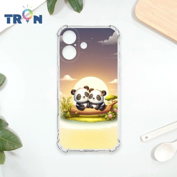 TRON IPhone 16 可愛萌熊貓 四角防摔 軟殼 手機殼