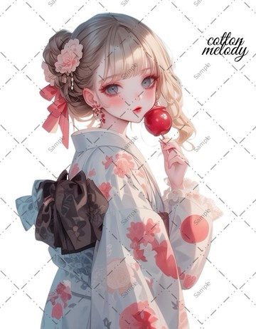 original sticker no.1471 人物貼紙 原創貼紙 人物貼紙 女孩貼紙 原創人物貼紙